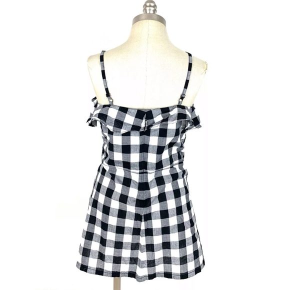 Anthropologie Tulle Tank Top Blouse Plaid Large - Picture 4 of 6